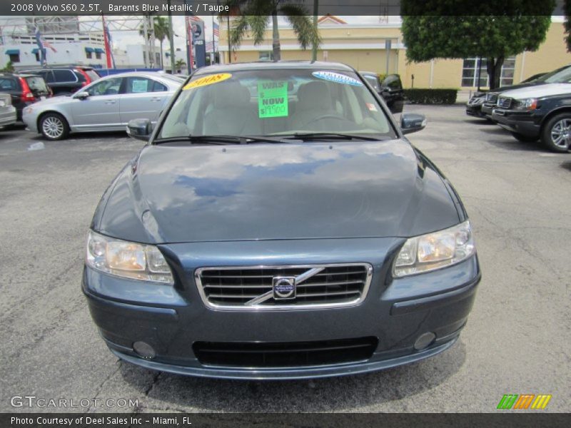 Barents Blue Metallic / Taupe 2008 Volvo S60 2.5T
