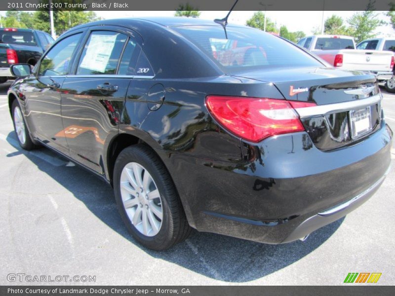 Black / Black 2011 Chrysler 200 Touring