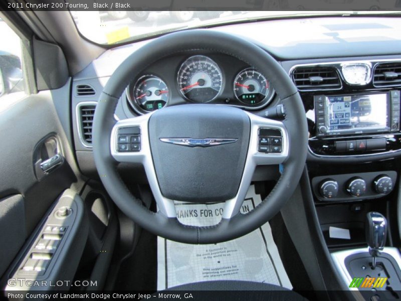 Black / Black 2011 Chrysler 200 Touring