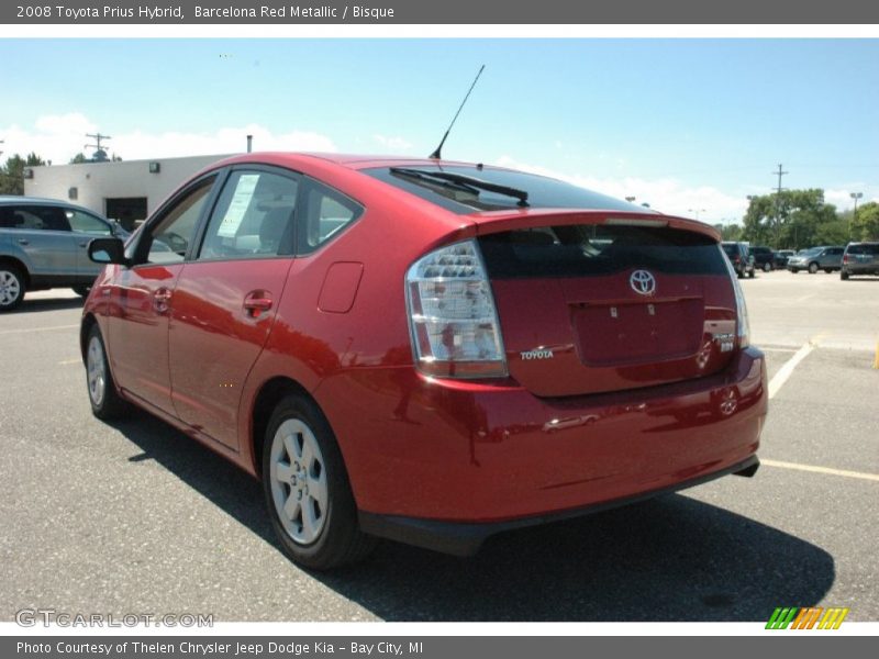 Barcelona Red Metallic / Bisque 2008 Toyota Prius Hybrid