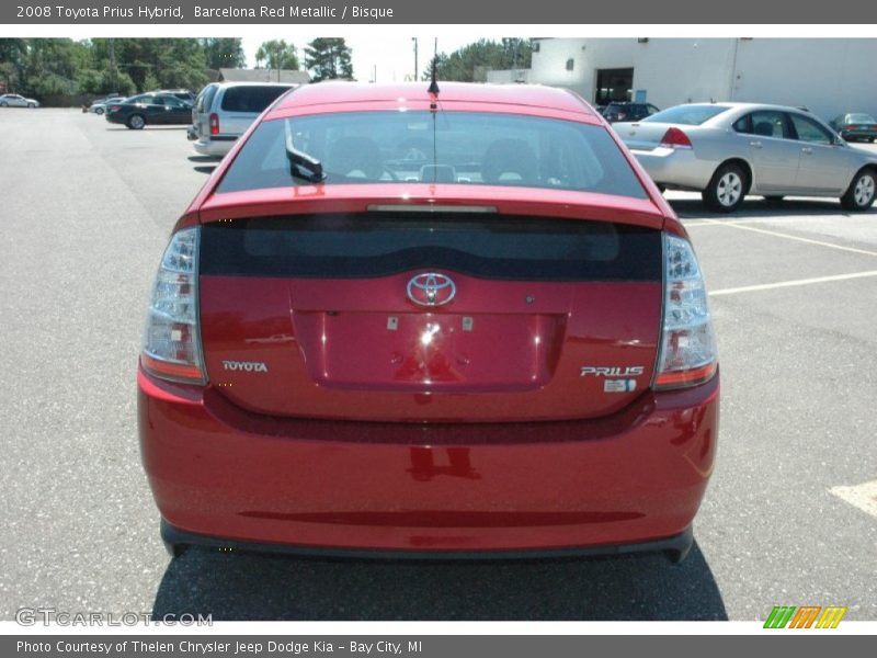 Barcelona Red Metallic / Bisque 2008 Toyota Prius Hybrid