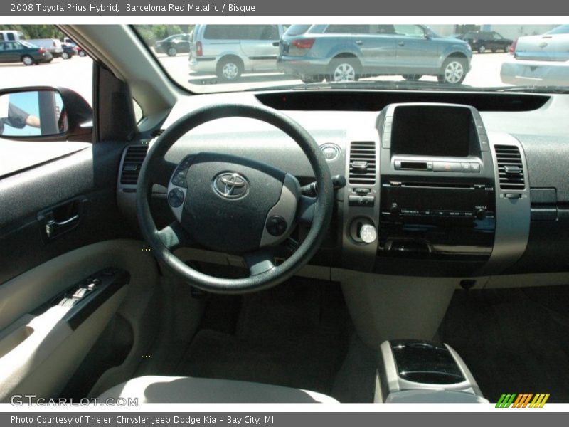 Barcelona Red Metallic / Bisque 2008 Toyota Prius Hybrid