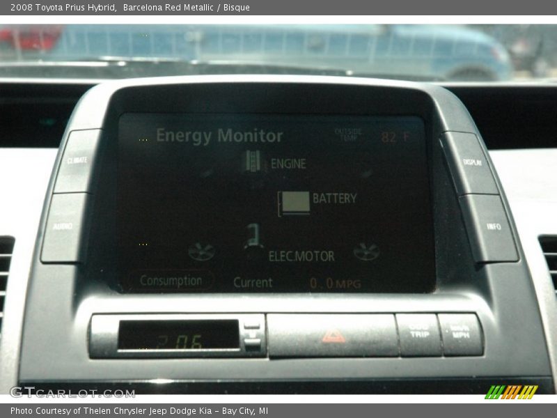 Barcelona Red Metallic / Bisque 2008 Toyota Prius Hybrid