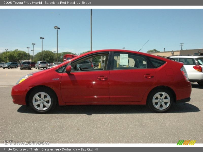 Barcelona Red Metallic / Bisque 2008 Toyota Prius Hybrid