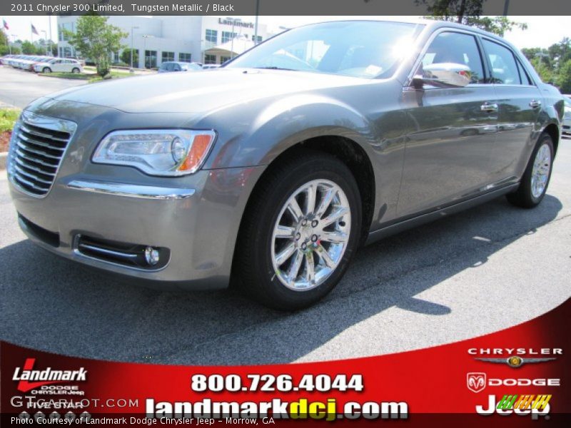 Tungsten Metallic / Black 2011 Chrysler 300 Limited