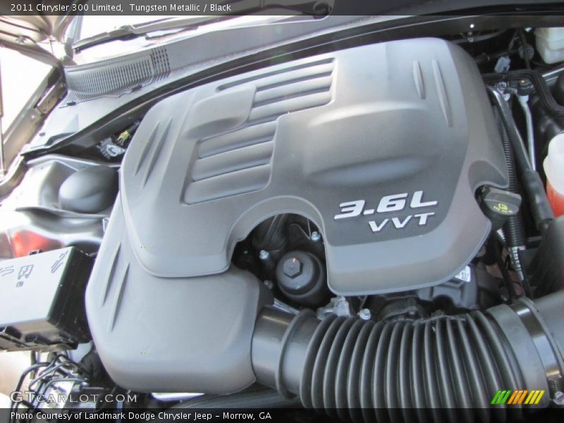 Tungsten Metallic / Black 2011 Chrysler 300 Limited