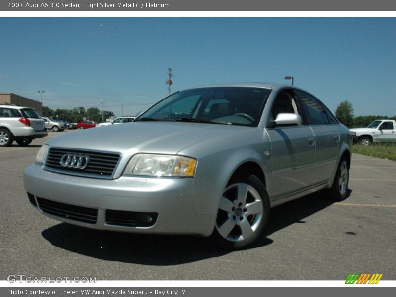 Light Silver Metallic / Platinum 2003 Audi A6 3.0 Sedan