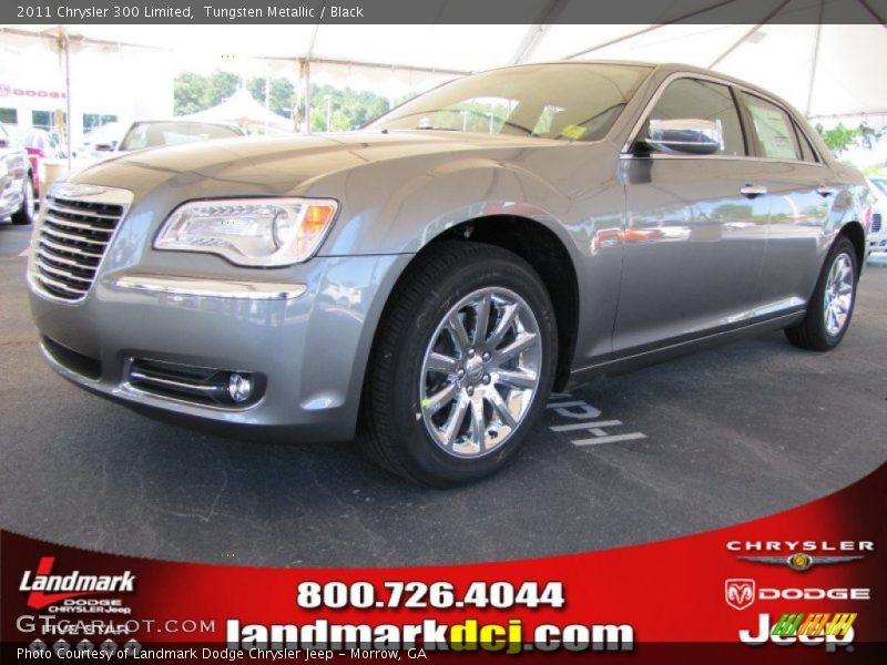 Tungsten Metallic / Black 2011 Chrysler 300 Limited