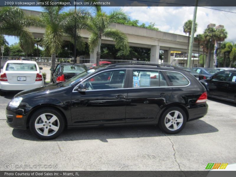 Black Uni / Anthracite 2009 Volkswagen Jetta SE SportWagen