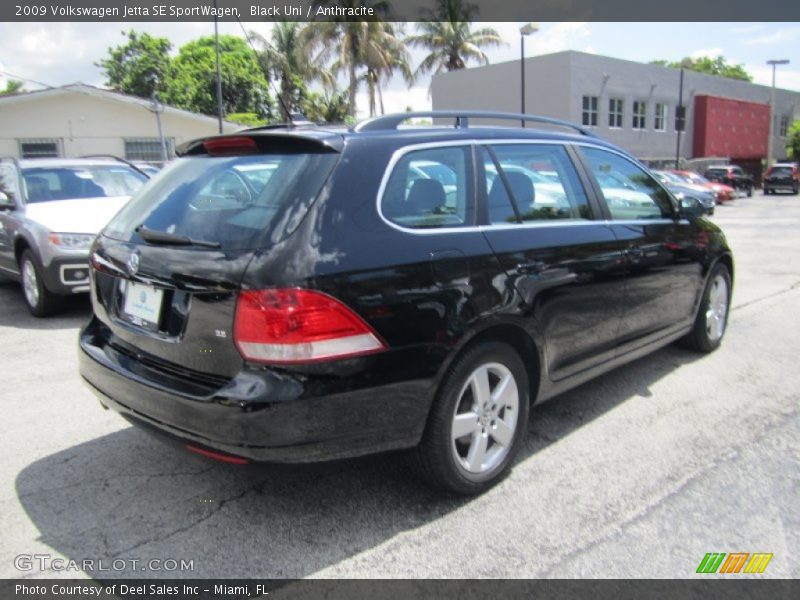 Black Uni / Anthracite 2009 Volkswagen Jetta SE SportWagen