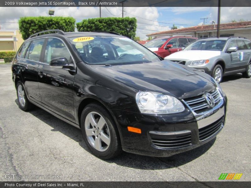 Black Uni / Anthracite 2009 Volkswagen Jetta SE SportWagen
