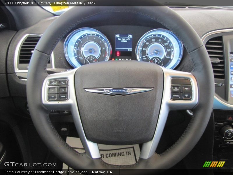 Tungsten Metallic / Black 2011 Chrysler 300 Limited