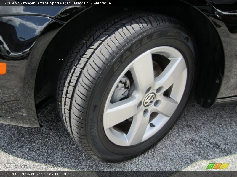 Black Uni / Anthracite 2009 Volkswagen Jetta SE SportWagen