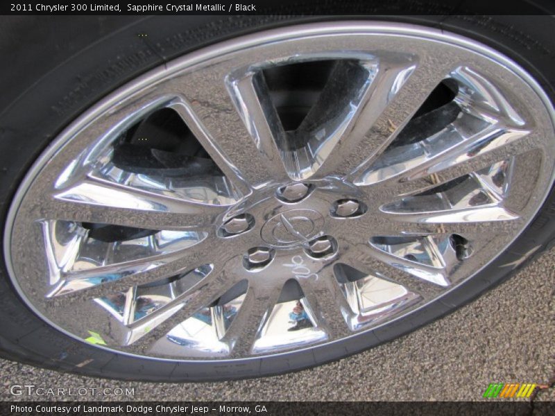 Sapphire Crystal Metallic / Black 2011 Chrysler 300 Limited