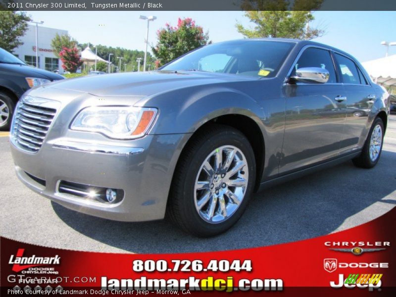 Tungsten Metallic / Black 2011 Chrysler 300 Limited