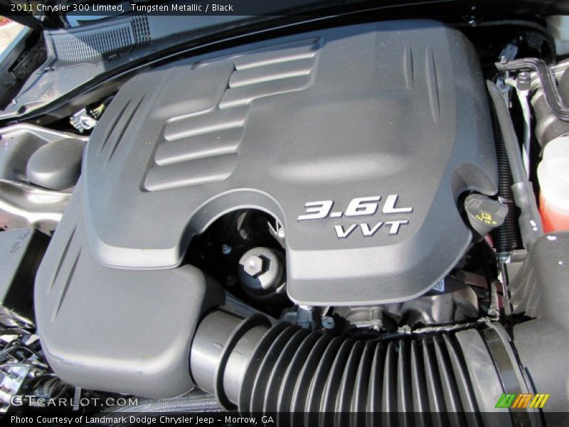 Tungsten Metallic / Black 2011 Chrysler 300 Limited
