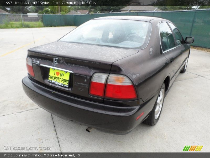 Black Currant Metallic / Gray 1997 Honda Accord SE Sedan