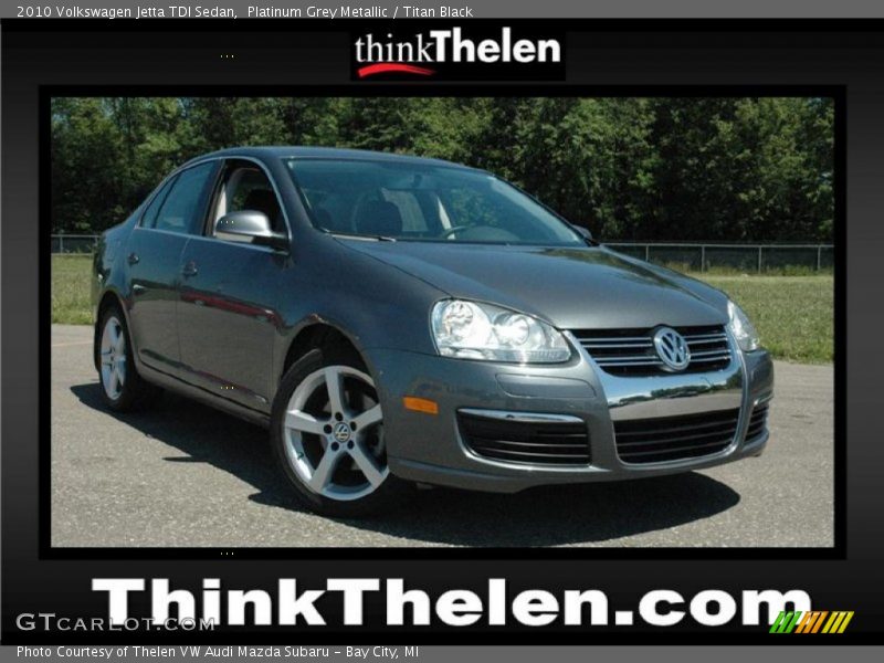Platinum Grey Metallic / Titan Black 2010 Volkswagen Jetta TDI Sedan