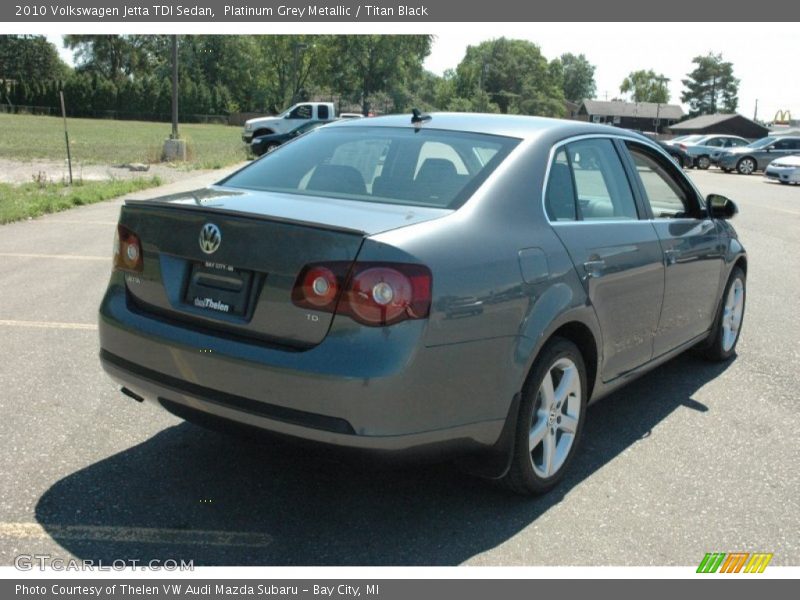 Platinum Grey Metallic / Titan Black 2010 Volkswagen Jetta TDI Sedan