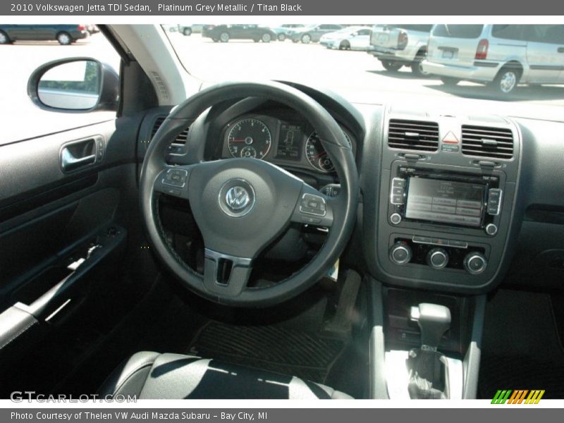 Platinum Grey Metallic / Titan Black 2010 Volkswagen Jetta TDI Sedan