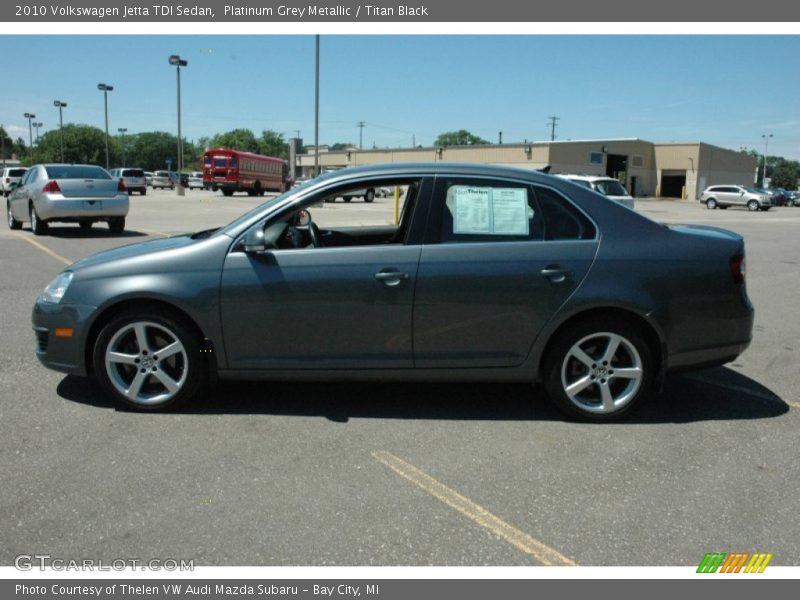 Platinum Grey Metallic / Titan Black 2010 Volkswagen Jetta TDI Sedan