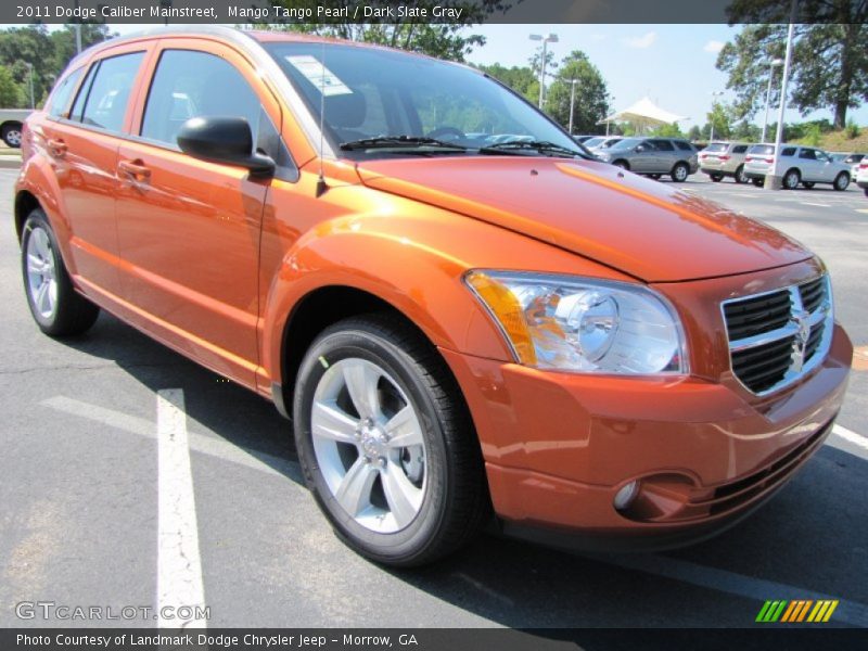 Mango Tango Pearl / Dark Slate Gray 2011 Dodge Caliber Mainstreet