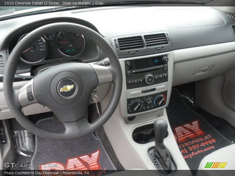 Silver Ice Metallic / Gray 2010 Chevrolet Cobalt LS Sedan