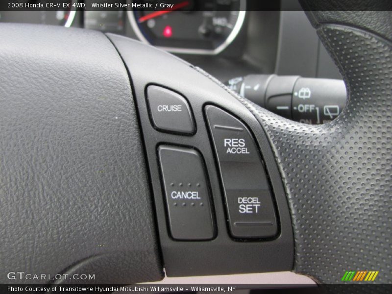 Whistler Silver Metallic / Gray 2008 Honda CR-V EX 4WD