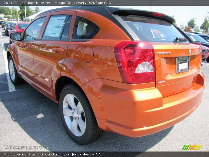Mango Tango Pearl / Dark Slate Gray 2011 Dodge Caliber Mainstreet