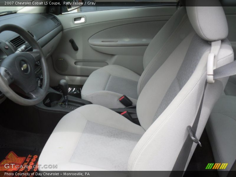 Rally Yellow / Gray 2007 Chevrolet Cobalt LS Coupe