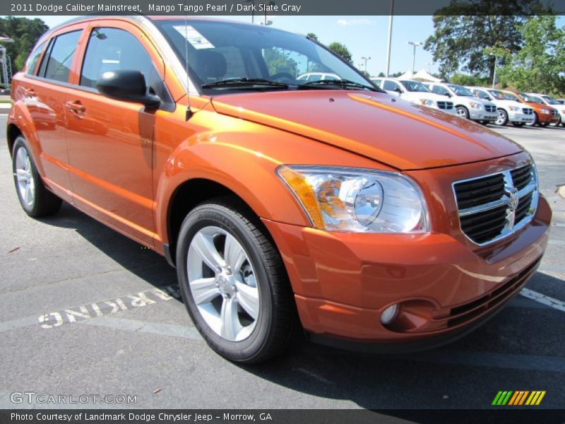 Mango Tango Pearl / Dark Slate Gray 2011 Dodge Caliber Mainstreet