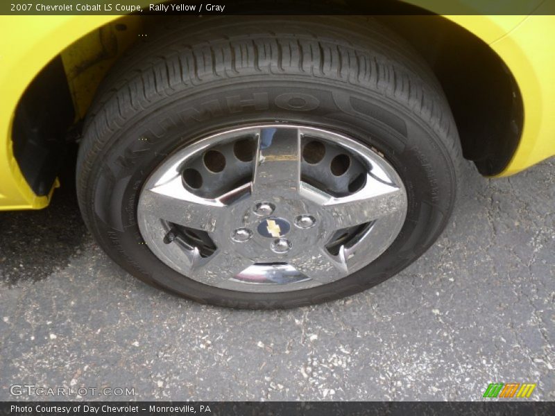 Rally Yellow / Gray 2007 Chevrolet Cobalt LS Coupe