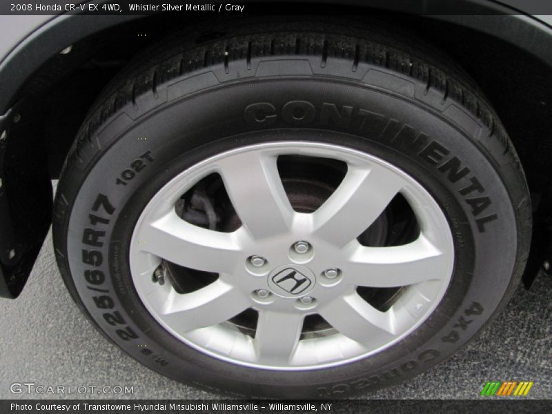 Whistler Silver Metallic / Gray 2008 Honda CR-V EX 4WD