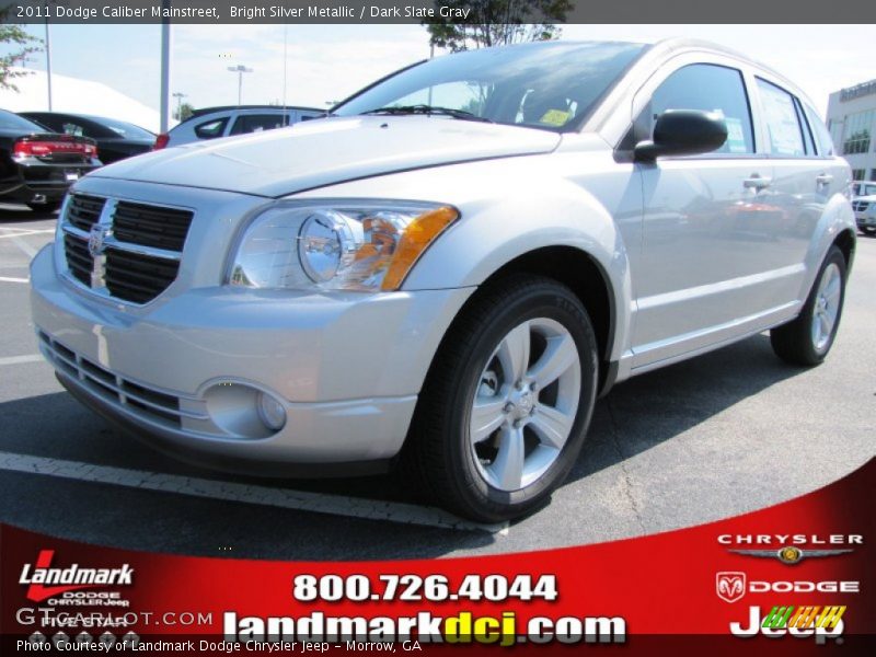 Bright Silver Metallic / Dark Slate Gray 2011 Dodge Caliber Mainstreet