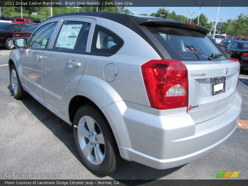 Bright Silver Metallic / Dark Slate Gray 2011 Dodge Caliber Mainstreet