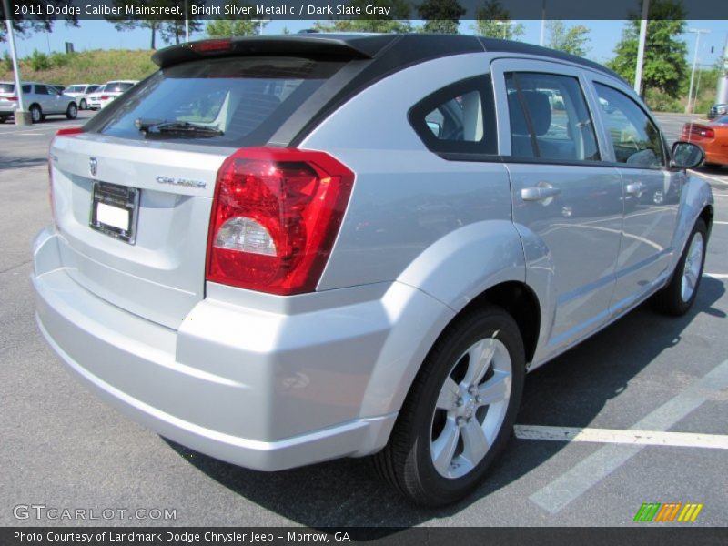 Bright Silver Metallic / Dark Slate Gray 2011 Dodge Caliber Mainstreet