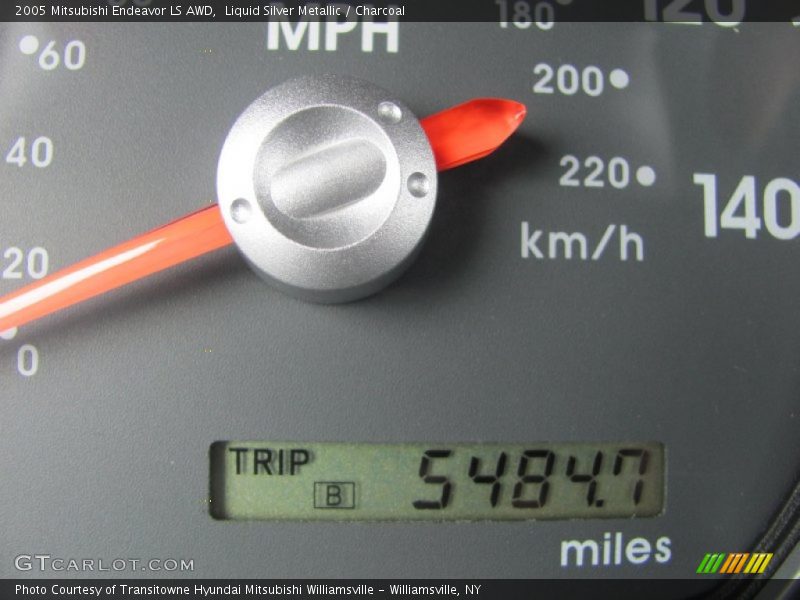 Liquid Silver Metallic / Charcoal 2005 Mitsubishi Endeavor LS AWD