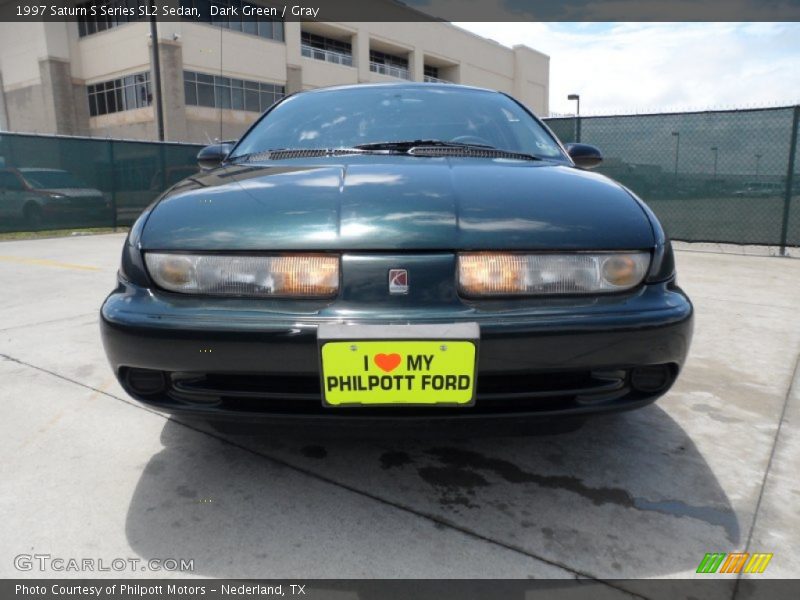 Dark Green / Gray 1997 Saturn S Series SL2 Sedan