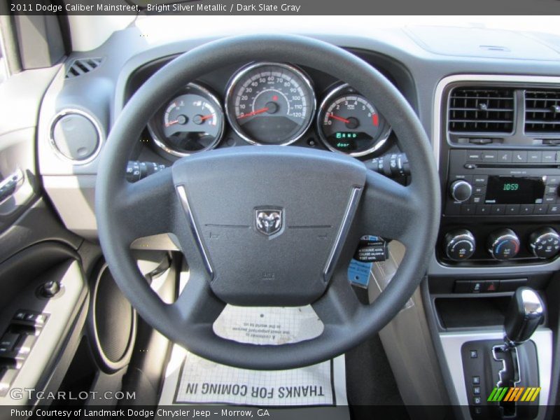 Bright Silver Metallic / Dark Slate Gray 2011 Dodge Caliber Mainstreet