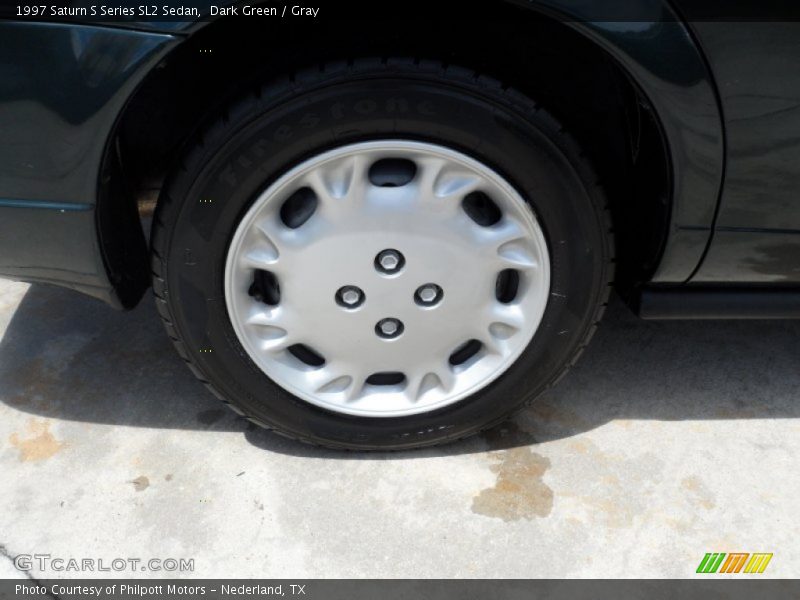 Dark Green / Gray 1997 Saturn S Series SL2 Sedan