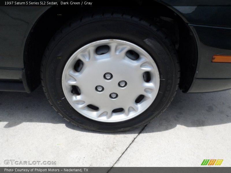 Dark Green / Gray 1997 Saturn S Series SL2 Sedan