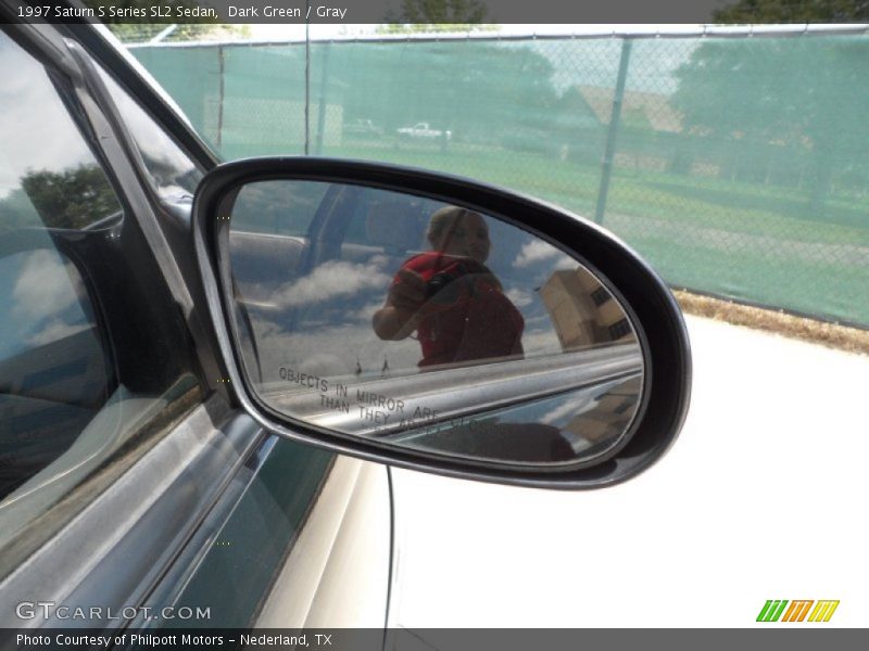 Dark Green / Gray 1997 Saturn S Series SL2 Sedan