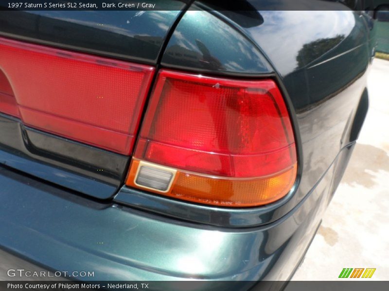 Dark Green / Gray 1997 Saturn S Series SL2 Sedan