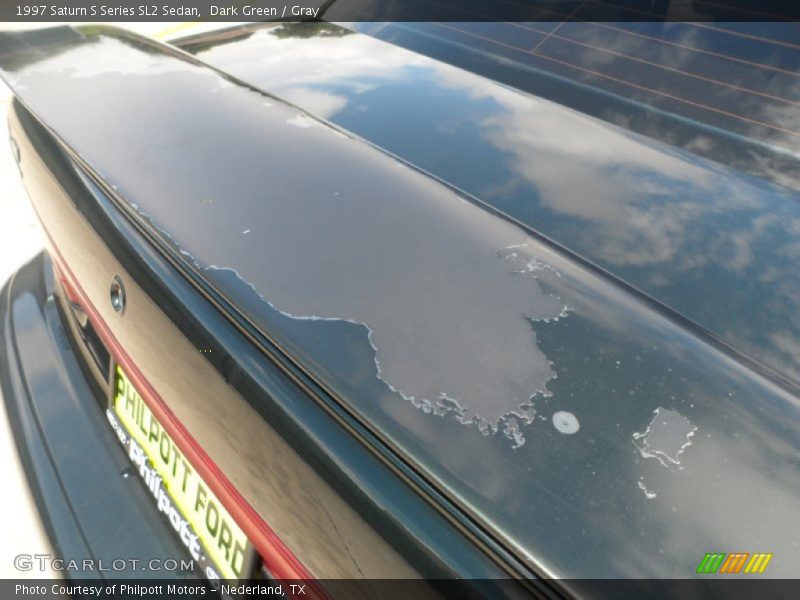 Dark Green / Gray 1997 Saturn S Series SL2 Sedan