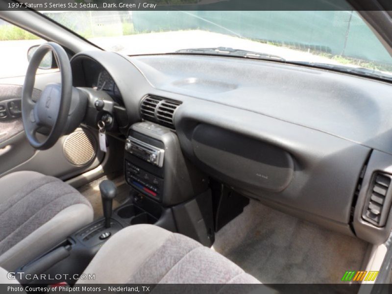 Dark Green / Gray 1997 Saturn S Series SL2 Sedan