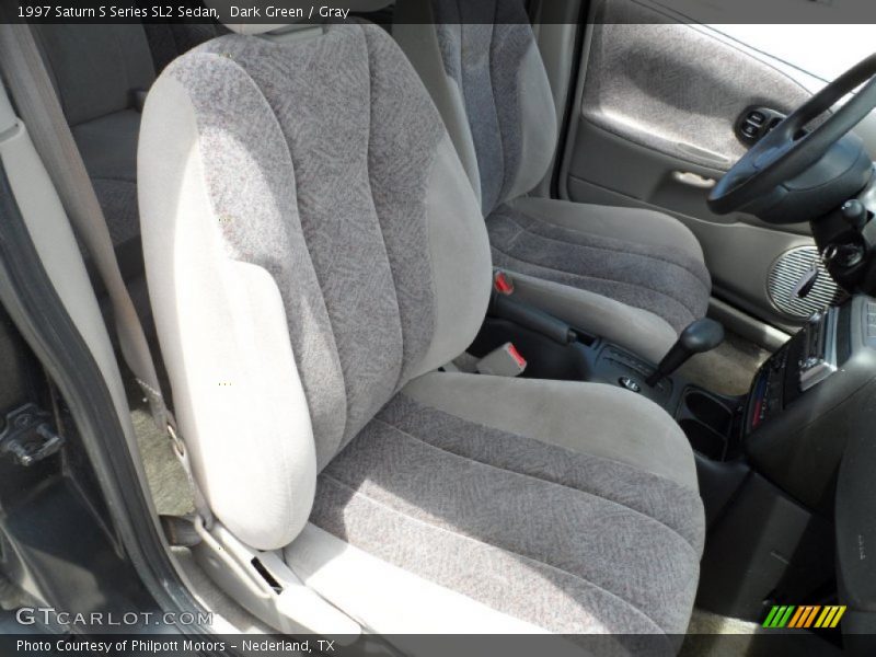Dark Green / Gray 1997 Saturn S Series SL2 Sedan