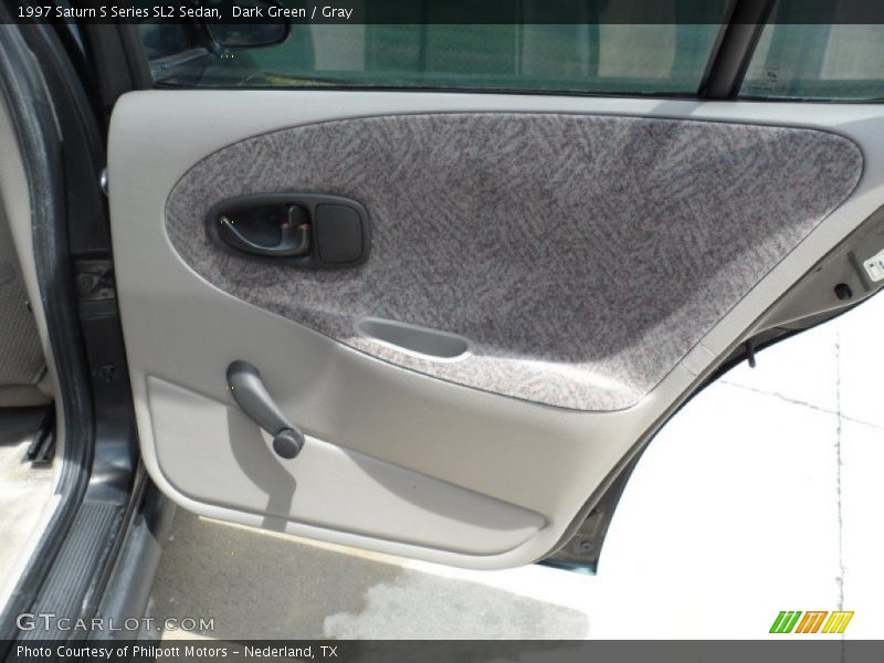 Dark Green / Gray 1997 Saturn S Series SL2 Sedan