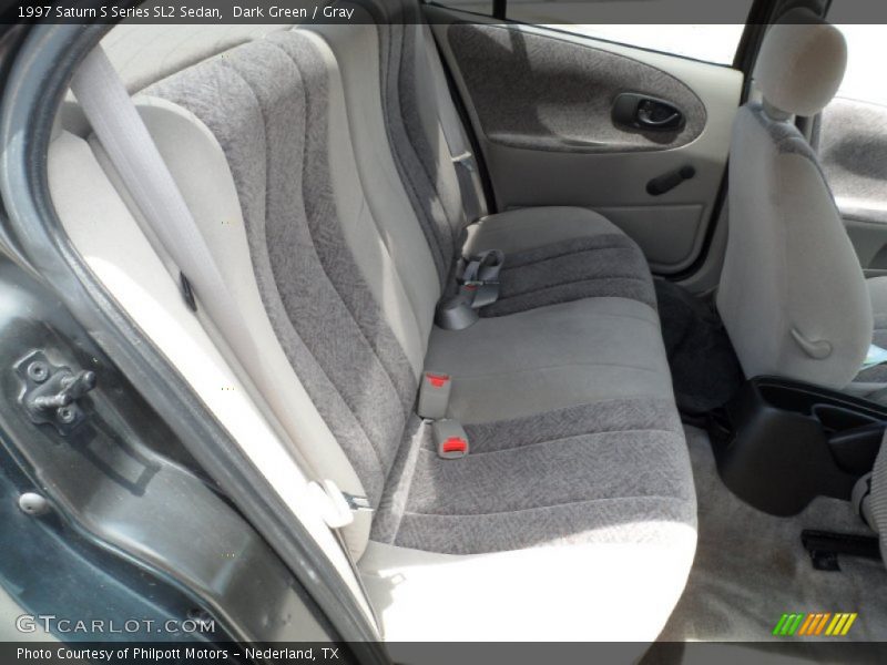 Dark Green / Gray 1997 Saturn S Series SL2 Sedan
