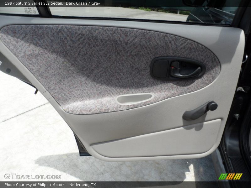 Dark Green / Gray 1997 Saturn S Series SL2 Sedan