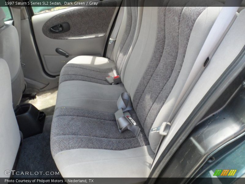 Dark Green / Gray 1997 Saturn S Series SL2 Sedan